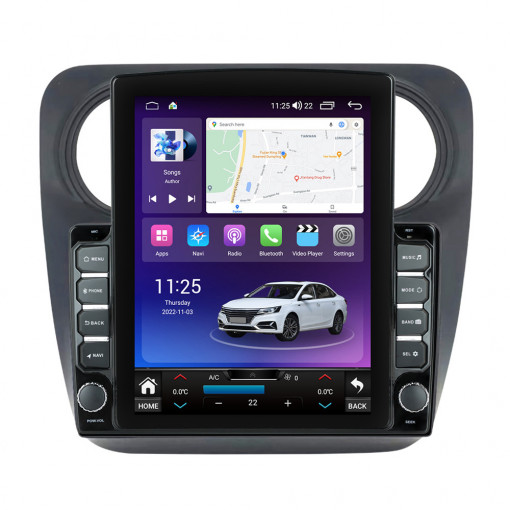Navigatie dedicata cu Android Dacia Sandero II 2012 - 2020, 8GB RAM, Radio GPS Dual Zone, Touchscreen IPS 9.7" HD tip Tesla, Internet Wi-Fi si slot SIM 4G, Bluetooth, MirrorLink, USB