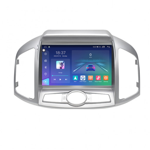 Navigatie dedicata cu Android Chevrolet Captiva 2011 - 2016, 4GB RAM, Radio GPS Dual Zone, Display 2K QLED 9.5" Touchscreen, Internet Wi-Fi si slot SIM 4G, Bluetooth, MirrorLink, USB