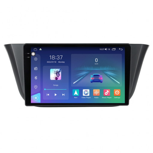 Navigatie dedicata cu Android Iveco Daily VI dupa 2014, 8GB RAM, Radio GPS Dual Zone, Display 2K QLED 9.5" Touchscreen, Internet Wi-Fi si slot SIM 4G, Bluetooth, MirrorLink, USB