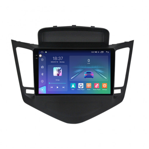 Navigatie dedicata cu Android Chevrolet Cruze 2008 - 2013, 4GB RAM, Radio GPS Dual Zone, Display 2K QLED 9.5" Touchscreen, Internet Wi-Fi si slot SIM 4G, Bluetooth, MirrorLink, USB