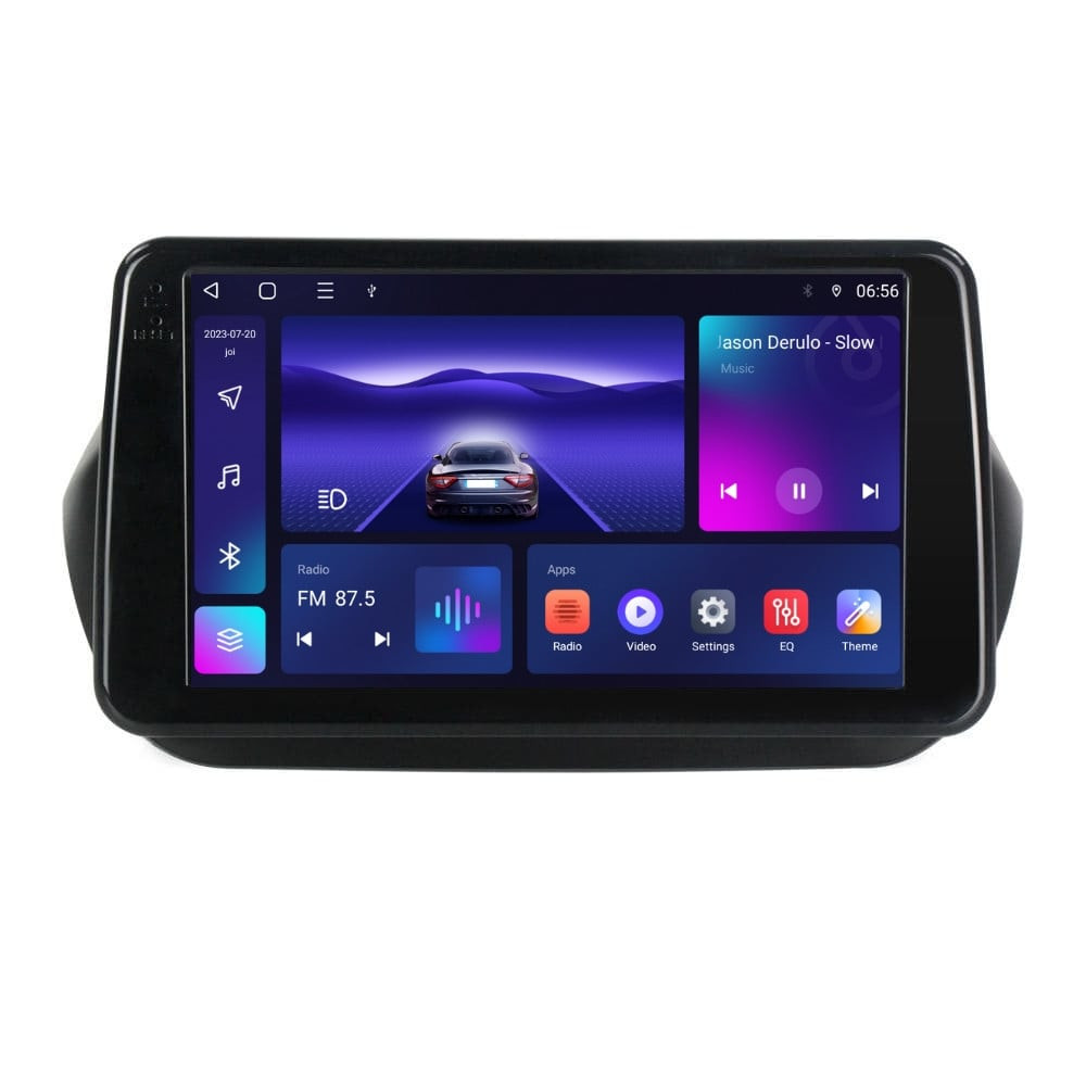 Navigatie dedicata cu Android Citroen Nemo 2008 - 2018, 3GB RAM, Radio GPS Dual Zone, Display HD QLED 9" Touchscreen, Internet Wi-Fi si slot SIM 4G, Bluetooth, MirrorLink, USB