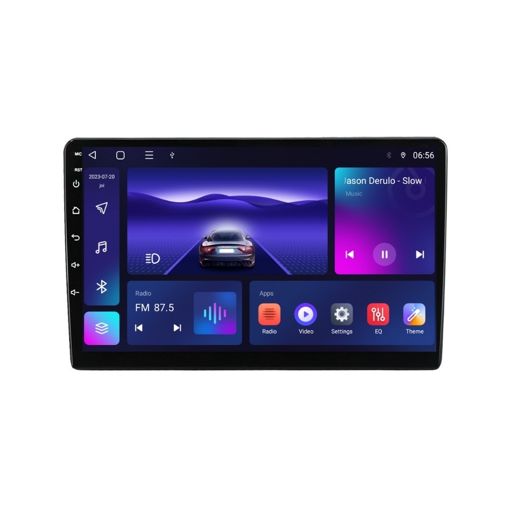 Navigatie dedicata cu Android Fiat Panda 2003 - 2012, 3GB RAM, Radio GPS Dual Zone, Display HD QLED 9" Touchscreen, Internet Wi-Fi si slot SIM 4G, Bluetooth, MirrorLink, USB
