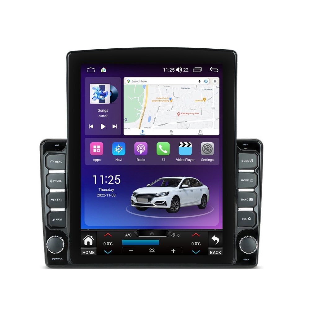 Navigatie dedicata cu Android Ford Fiesta V 2002 - 2005, 8GB RAM, Radio GPS Dual Zone, Touchscreen IPS 9.7" HD tip Tesla, Internet Wi-Fi si slot SIM 4G, Bluetooth, MirrorLink, USB