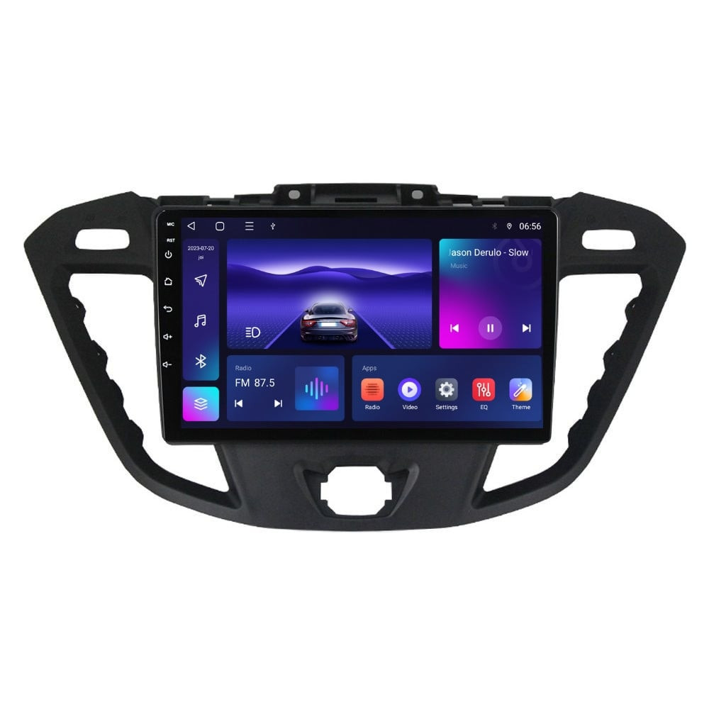 Navigatie dedicata cu Android Ford Transit / Tourneo Custom 2012 - 2018, 3GB RAM, Radio GPS Dual Zone, Display HD QLED 9" Touchscreen, Internet Wi-Fi si slot SIM 4G, Bluetooth, MirrorLink, USB