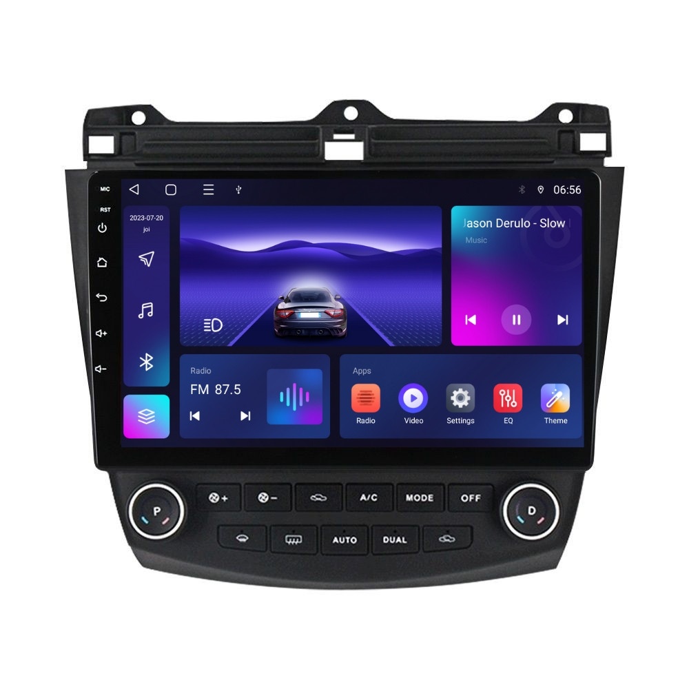 Navigatie dedicata cu Android Honda Accord VII 2003 - 2008 benzina, 4GB RAM, Radio GPS Dual Zone, Display HD IPS 10" Touchscreen, Internet Wi-Fi, Bluetooth, MirrorLink, USB