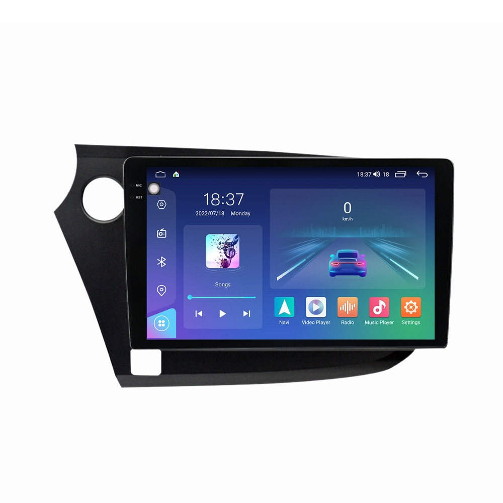 Navigatie dedicata cu Android Honda Insight 2009 - 2014 , 8GB RAM, Radio GPS Dual Zone, Display 2K QLED 9.5" Touchscreen, Internet Wi-Fi si slot SIM 4G, Bluetooth, MirrorLink, USB
