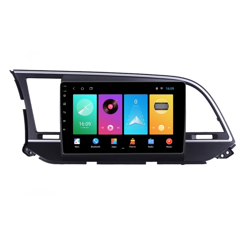 Navigatie dedicata cu Android Hyundai Elantra VI 2015 - 2018, 2GB RAM, Radio GPS Dual Zone, Display HD IPS 9" Touchscreen, Internet Wi-Fi, Bluetooth, MirrorLink, USB