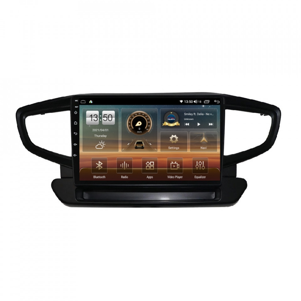 Navigatie dedicata cu Android Hyundai Ioniq (AE) 2016 - 2019, 8GB RAM, Radio GPS Dual Zone, Display HD QLED 9" Touchscreen, Internet Wi-Fi si slot SIM 4G, Bluetooth, MirrorLink, USB