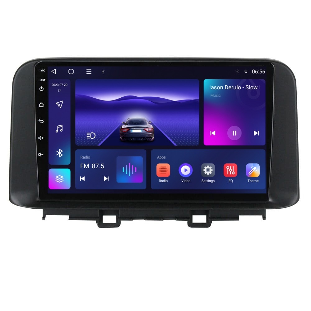 Navigatie dedicata cu Android Hyundai Kona dupa 2017, 4GB RAM, Radio GPS Dual Zone, Display HD IPS 10" Touchscreen, Internet Wi-Fi, Bluetooth, MirrorLink, USB