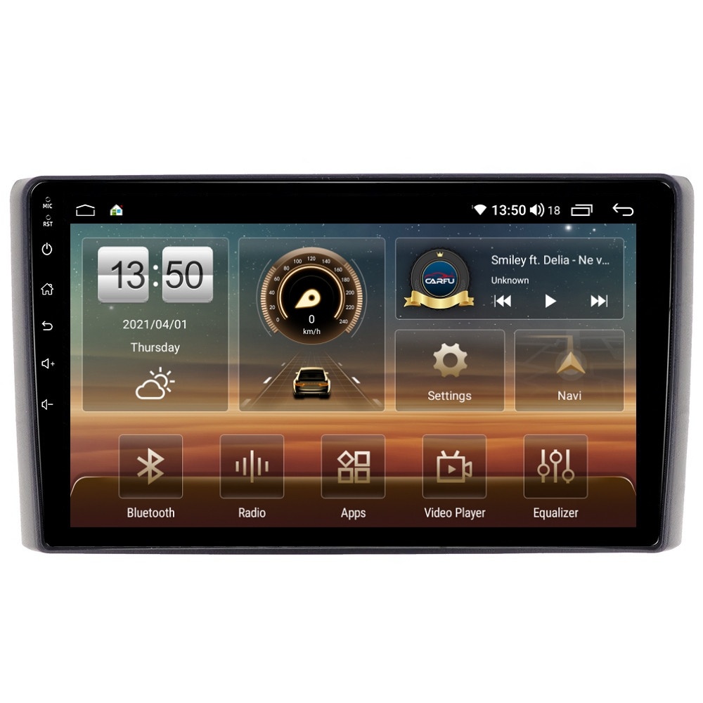 Navigatie dedicata cu Android Iveco Daily 2006 - 2014, 4GB RAM, Radio GPS Dual Zone, Display HD QLED 9" Touchscreen, Internet Wi-Fi si slot SIM 4G, Bluetooth, MirrorLink, USB