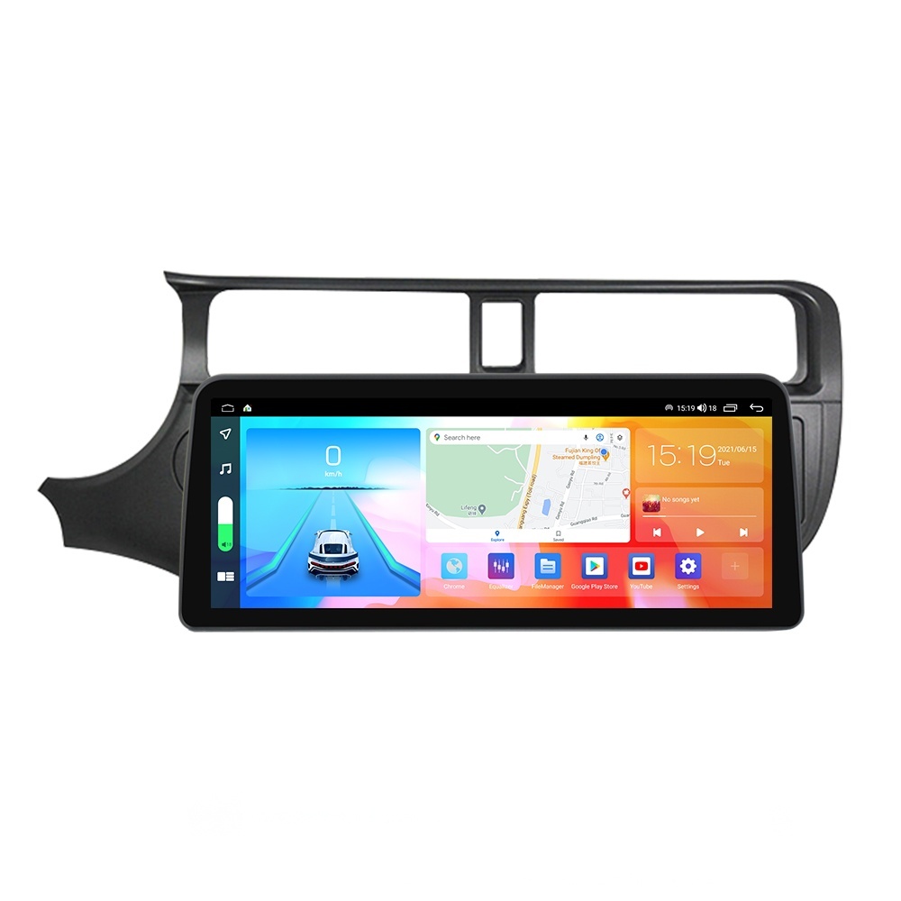 Navigatie dedicata cu Android Kia Rio III 2011 - 2014, 8GB RAM, Radio GPS Dual Zone, Display QLED 12.3" Touchscreen, Internet Wi-Fi si slot SIM 4G, Bluetooth, MirrorLink, USB