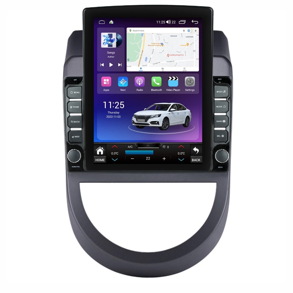 Navigatie dedicata cu Android Kia Soul 2009 - 2013, 8GB RAM, Radio GPS Dual Zone, Touchscreen IPS 9.7" HD tip Tesla, Internet Wi-Fi si slot SIM 4G, Bluetooth, MirrorLink, USB