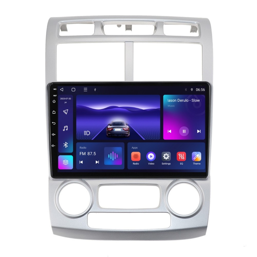 Navigatie dedicata cu Android KIA Sportage 2004 - 2010 fabricata in Coreea, clima automata, 4GB RAM, Radio GPS Dual Zone, Display HD IPS 9" Touchscreen, Internet Wi-Fi, Bluetooth, MirrorLink, USB