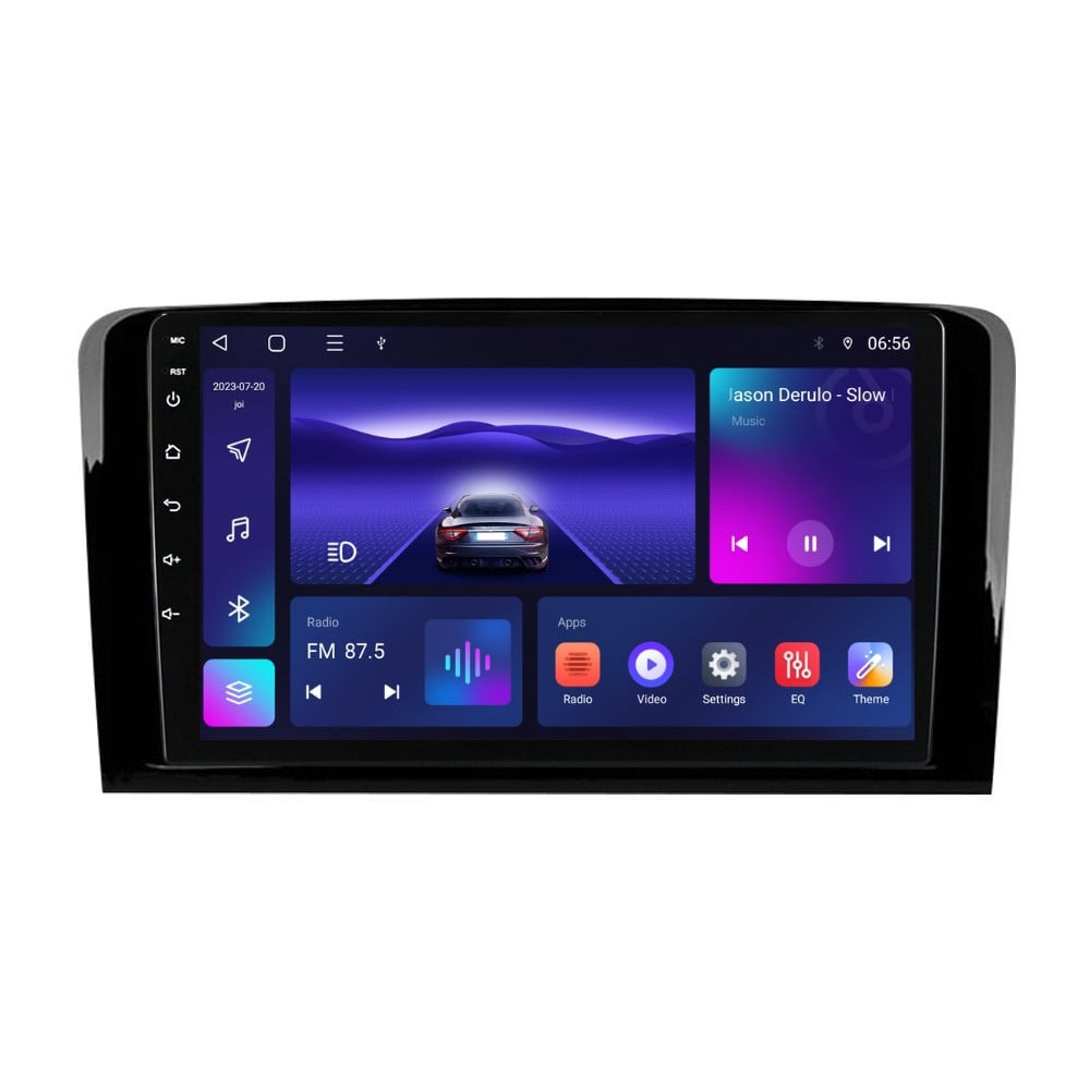 Navigatie dedicata cu Android Mercedes M-Class ML W164 2005 - 2012, 3GB RAM, Radio GPS Dual Zone, Display HD QLED 9" Touchscreen, Internet Wi-Fi si slot SIM 4G, Bluetooth, MirrorLink, USB