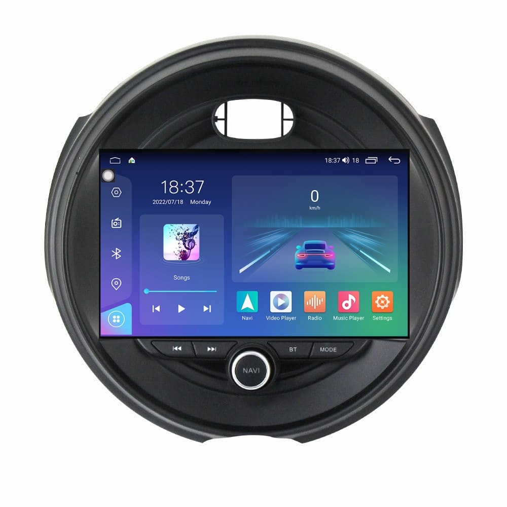 Navigatie dedicata cu Android Mini Cooper / One (F55, F56, F57) 2014 - 2020, 4GB RAM, Radio GPS Dual Zone, Display 2K QLED 9.5" Touchscreen, Internet Wi-Fi si slot SIM 4G, Bluetooth, MirrorLink, USB