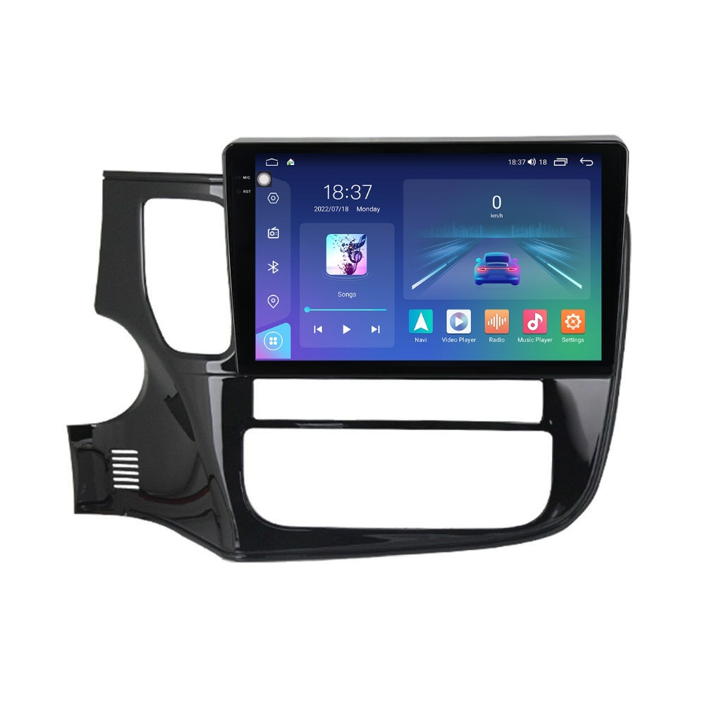 Navigatie dedicata cu Android Mitsubishi Outlander III 2012 - 2019, 4GB RAM, Radio GPS Dual Zone, Display 2K QLED 10.36" Touchscreen, Internet Wi-Fi si slot SIM 4G, Bluetooth, MirrorLink, USB