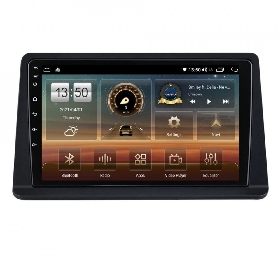 Navigatie dedicata cu Android Mitsubishi Pajero II 1990 - 2001, 8GB RAM, Radio GPS Dual Zone, Display HD QLED 9" Touchscreen, Internet Wi-Fi si slot SIM 4G, Bluetooth, MirrorLink, USB