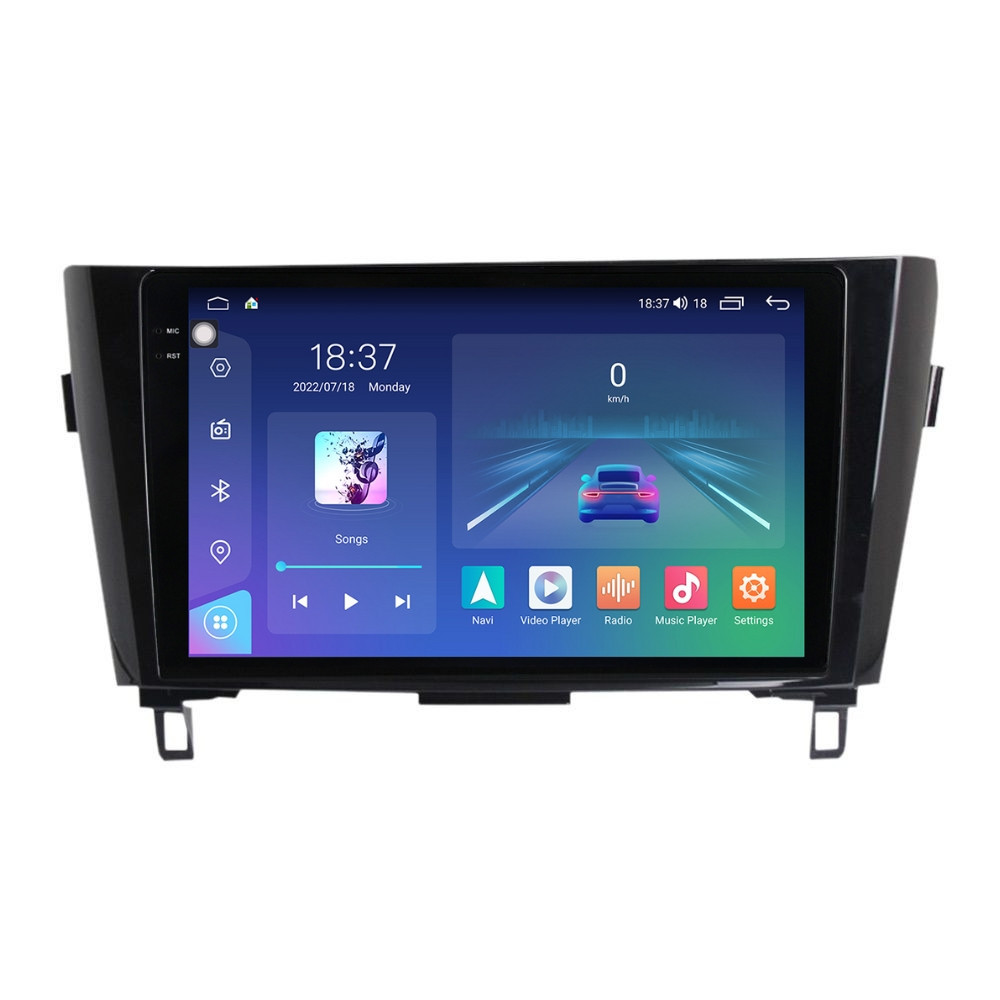 Navigatie dedicata cu Android Nissan Qashqai II 2014 - 2021, 8GB RAM, Radio GPS Dual Zone, Display 2K QLED 10.36" Touchscreen, Internet Wi-Fi si slot SIM 4G, Bluetooth, MirrorLink, USB