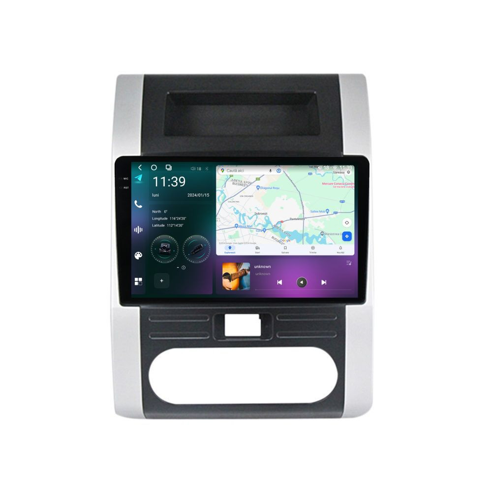 Navigatie dedicata cu Android Nissan X-Trail T31 2007 - 2014, 12GB RAM, Radio GPS Dual Zone, Display 2K QLED 10.36" Touchscreen, Internet Wi-Fi si slot SIM 4G, Bluetooth, MirrorLink, USB