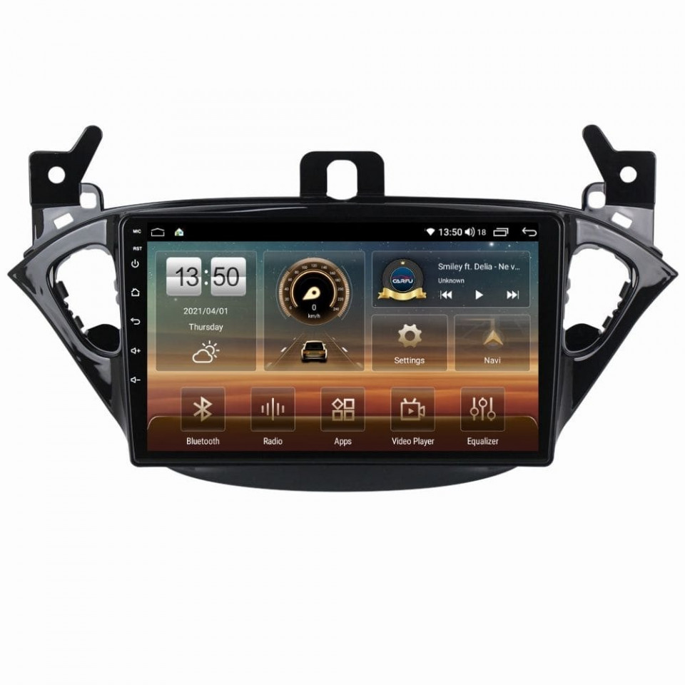 Navigatie dedicata cu Android Opel Adam 2012 - 2016, 6GB RAM, Radio GPS Dual Zone, Display HD QLED 9" Touchscreen, Internet Wi-Fi si slot SIM 4G, Bluetooth, MirrorLink, USB