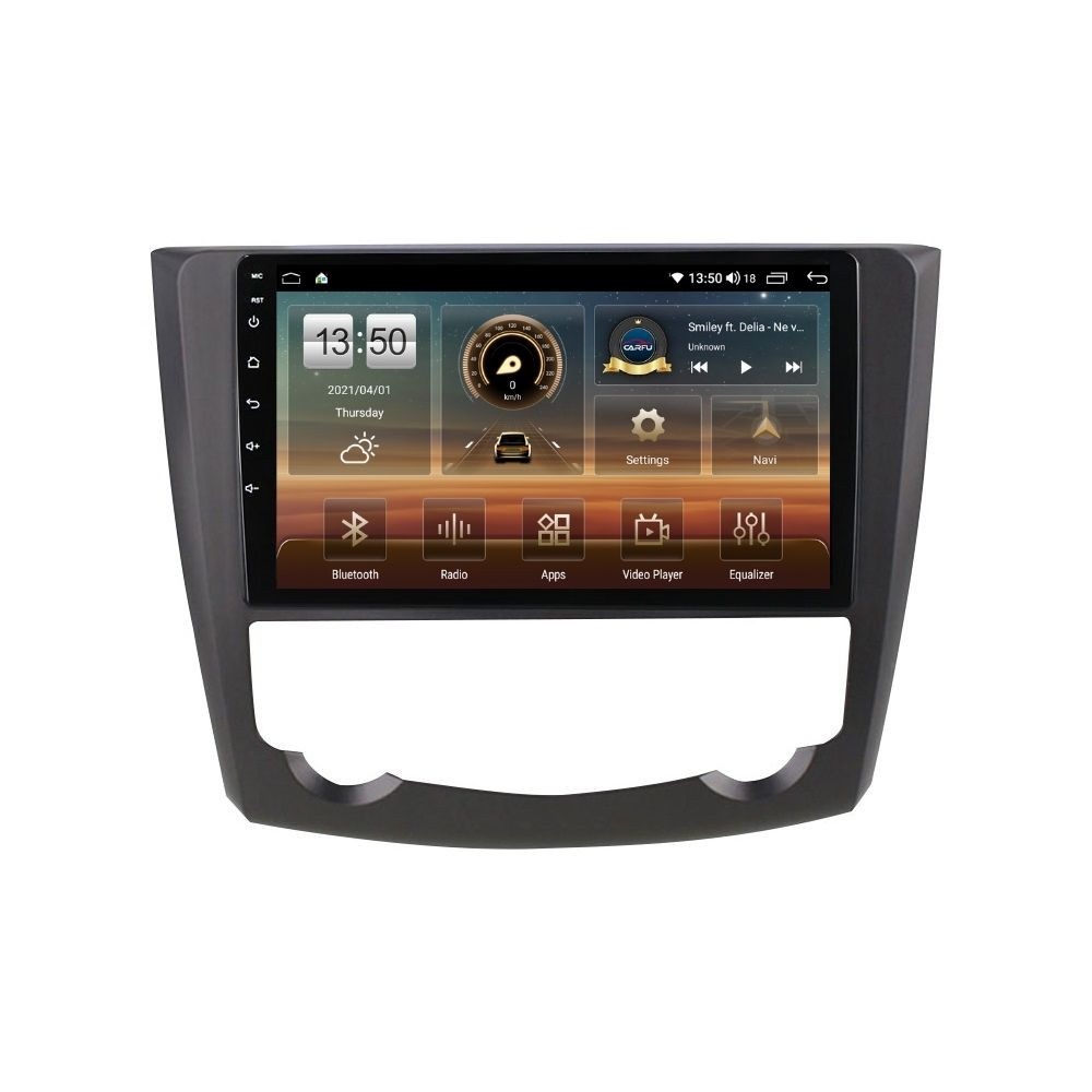 Navigatie dedicata cu Android Renault Kadjar 2015 - 2018, 4GB RAM, Radio GPS Dual Zone, Display HD QLED 9" Touchscreen, Internet Wi-Fi si slot SIM 4G, Bluetooth, MirrorLink, USB