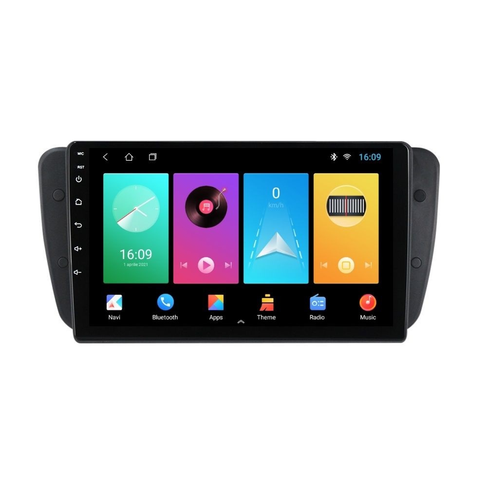 Navigatie dedicata cu Android Seat Ibiza IV 2008 - 2013, 1GB RAM, Radio GPS Dual Zone, Display HD IPS 9" Touchscreen, Internet Wi-Fi, Bluetooth, MirrorLink, USB