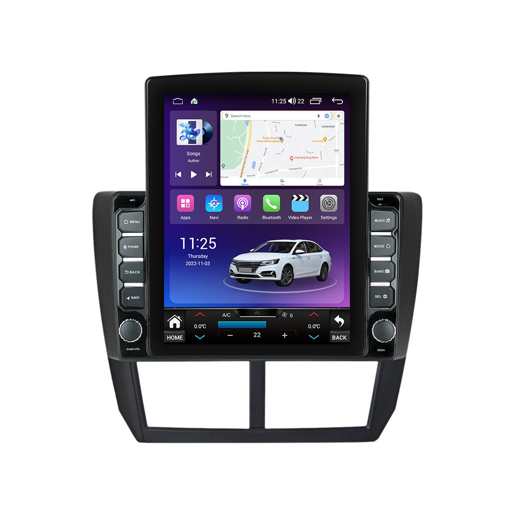 Navigatie dedicata cu Android Subaru Forester 2008 - 2013, 4GB RAM, Radio GPS Dual Zone, Touchscreen IPS 9.7" HD tip Tesla, Internet Wi-Fi si slot SIM 4G, Bluetooth, MirrorLink, USB
