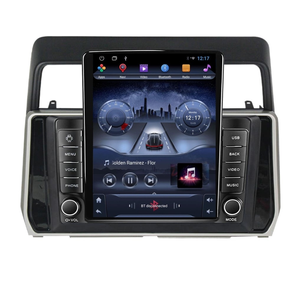 Navigatie dedicata cu Android Toyota Land Cruiser Prado J150 dupa 2017, 2GB RAM, Radio GPS Dual Zone, Touchscreen IPS 9.7" HD tip Tesla, Internet Wi-Fi, Bluetooth, MirrorLink, USB