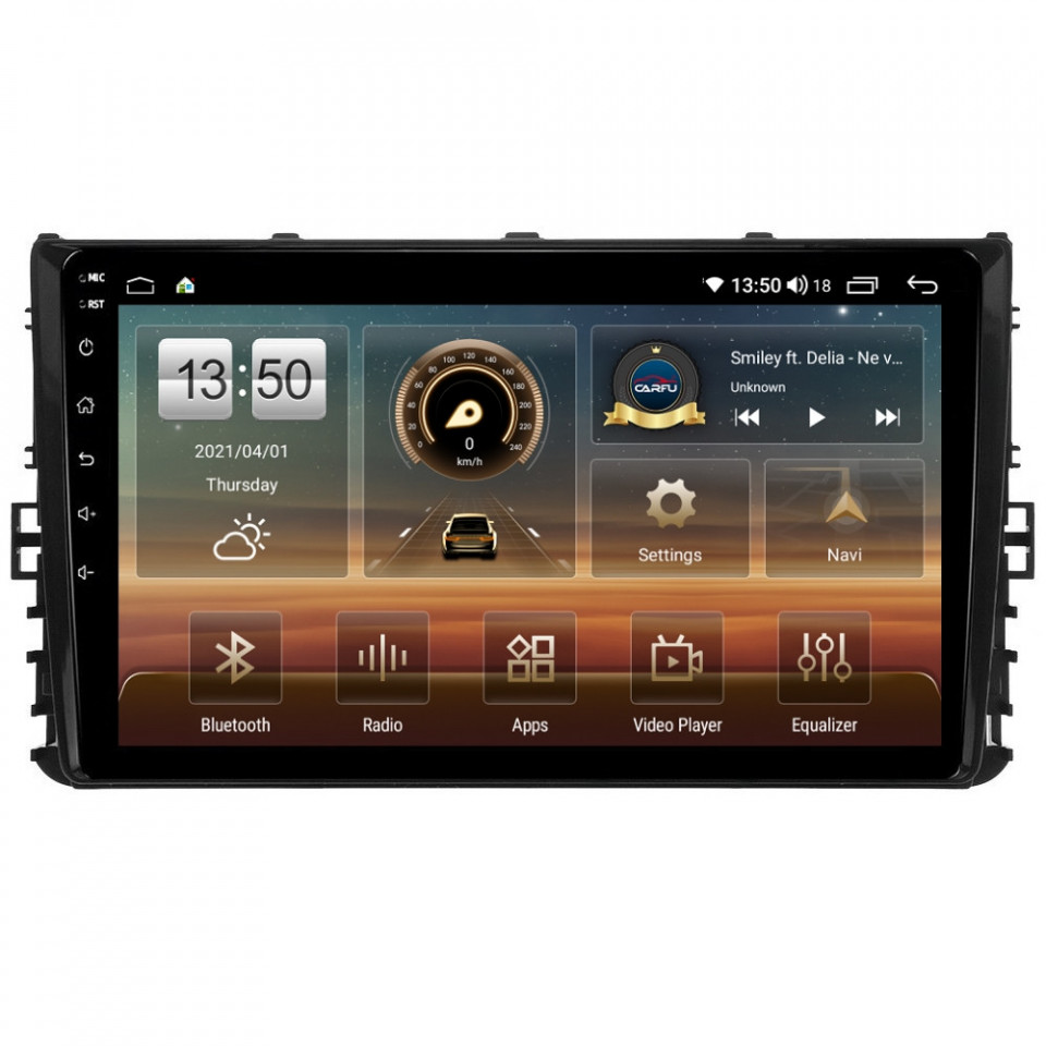 Navigatie dedicata cu Android VW Arteon dupa 2017, 8GB RAM, Radio GPS Dual Zone, Display HD QLED 9" Touchscreen, Internet Wi-Fi si slot SIM 4G, Bluetooth, MirrorLink, USB
