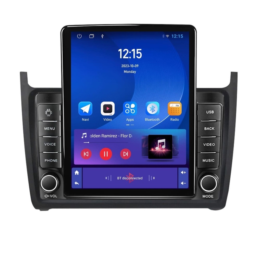 Navigatie dedicata cu Android VW Polo 6R 2009 - 2018, 1GB RAM, Radio GPS Dual Zone, Touchscreen IPS 9.7" HD tip Tesla, Internet Wi-Fi, Bluetooth, MirrorLink, USB