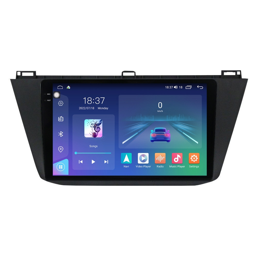 Navigatie dedicata cu Android VW Tiguan II dupa 2016, 8GB RAM, Radio GPS Dual Zone, Display 2K QLED 10.36" Touchscreen, Internet Wi-Fi si slot SIM 4G, Bluetooth, MirrorLink, USB