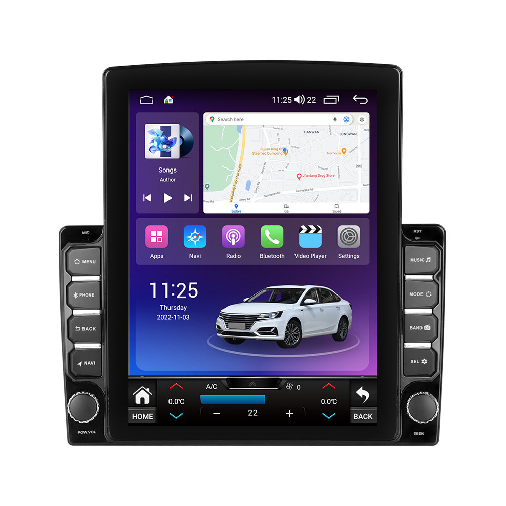 Navigatie dedicata cu Android VW Touran 2003 - 2010, 4GB RAM, Radio GPS Dual Zone, Touchscreen IPS 9.7" HD tip Tesla, Internet Wi-Fi si slot SIM 4G, Bluetooth, MirrorLink, USB