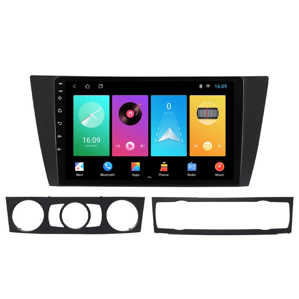 Navigatie dedicata cu Android BMW Seria 3 (E90) 2004 - 2013, 1GB RAM, Radio GPS Dual Zone, Display HD IPS 9" Touchscreen, Internet Wi-Fi, Bluetooth, MirrorLink, USB