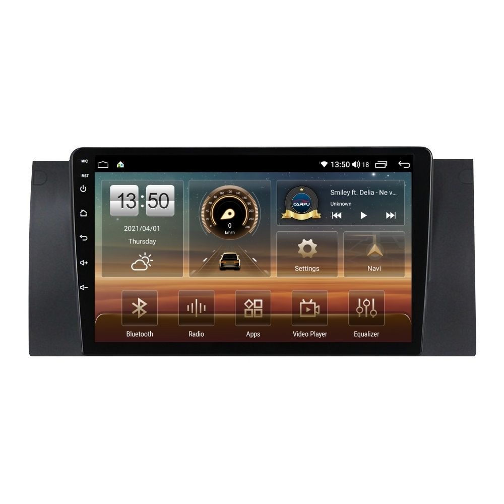 Navigatie dedicata cu Android BMW Seria 5 (E39) 1995 - 2003, 4GB RAM, Radio GPS Dual Zone, Display HD QLED 9" Touchscreen, Internet Wi-Fi si slot SIM 4G, Bluetooth, MirrorLink, USB