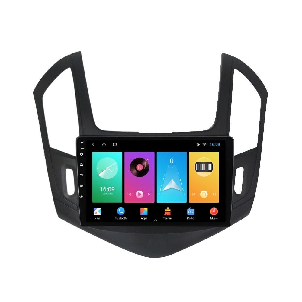Navigatie dedicata cu Android Chevrolet Cruze 2013 - 2015, 2GB RAM, Radio GPS Dual Zone, Display HD IPS 9" Touchscreen, Internet Wi-Fi, Bluetooth, MirrorLink, USB