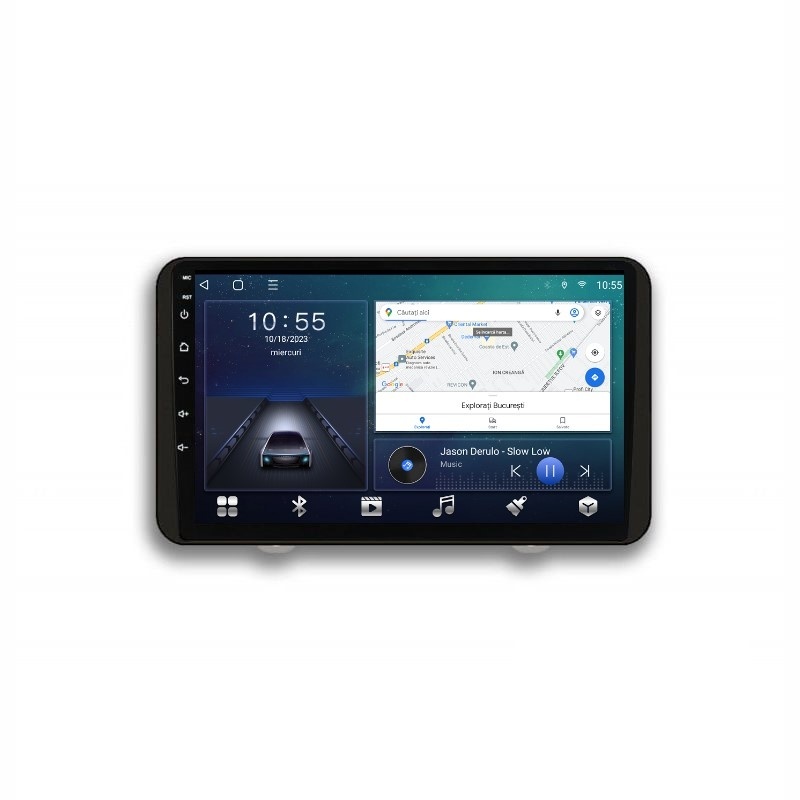Navigatie dedicata cu Android Dacia Duster II 2022 - 2024, 2GB RAM, Radio GPS Dual Zone, Display HD QLED 10" Touchscreen, Internet Wi-Fi si slot SIM 4G, Bluetooth, MirrorLink, USB