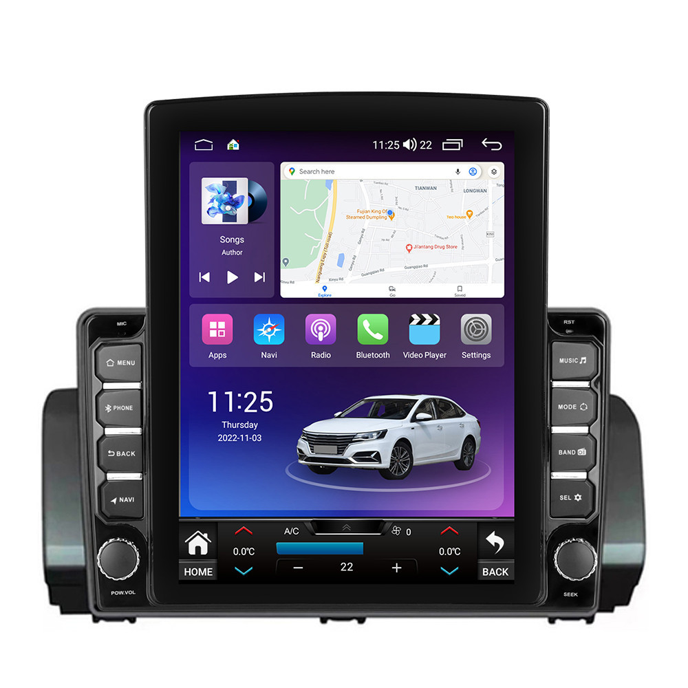 Navigatie dedicata cu Android Dacia Logan III dupa 2021, 8GB RAM, Radio GPS Dual Zone, Touchscreen IPS 9.7" HD tip Tesla, Internet Wi-Fi si slot SIM 4G, Bluetooth, MirrorLink, USB