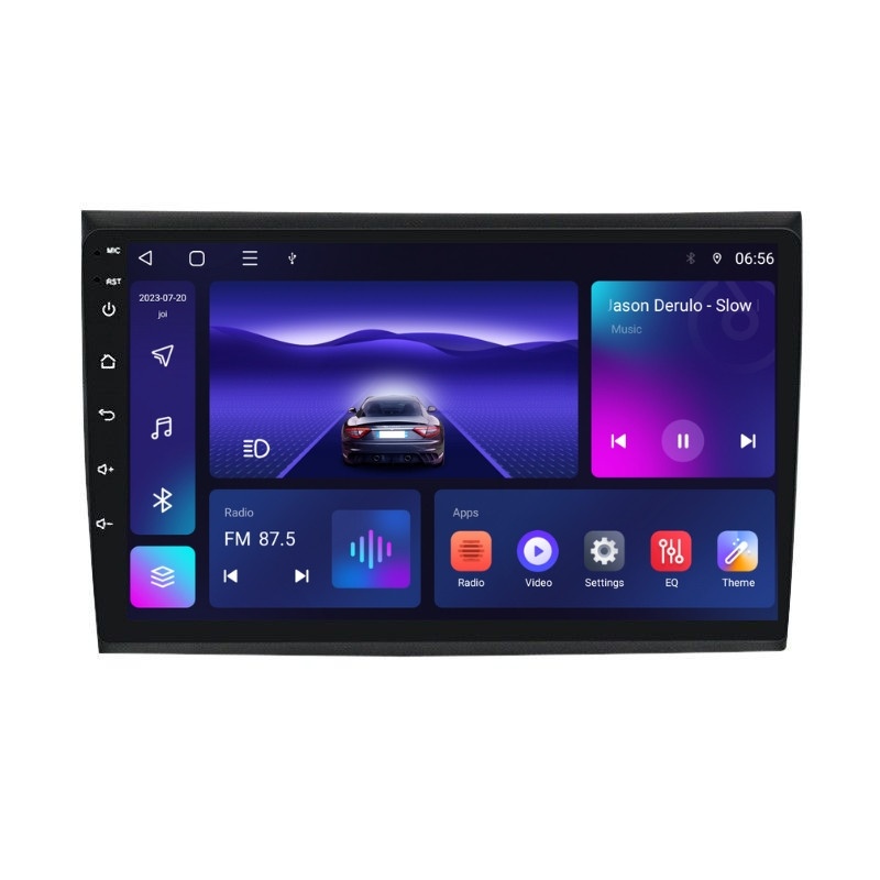 Navigatie dedicata cu Android Fiat Bravo 2007 - 2016, 4GB RAM, Radio GPS Dual Zone, Display HD IPS 9" Touchscreen, Internet Wi-Fi, Bluetooth, MirrorLink, USB