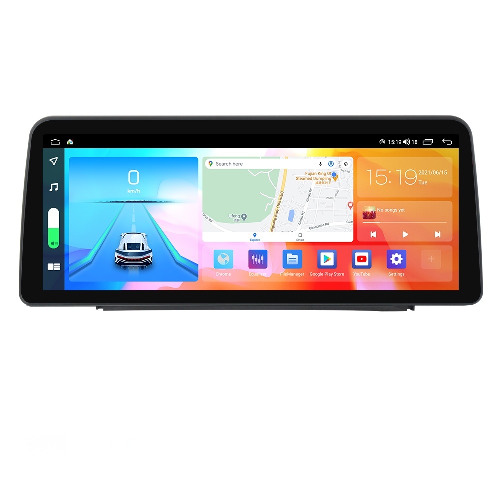 Navigatie dedicata cu Android Fiat Sedici 2006 - 2015, 8GB RAM, Radio GPS Dual Zone, Display QLED 12.3" Touchscreen, Internet Wi-Fi si slot SIM 4G, Bluetooth, MirrorLink, USB