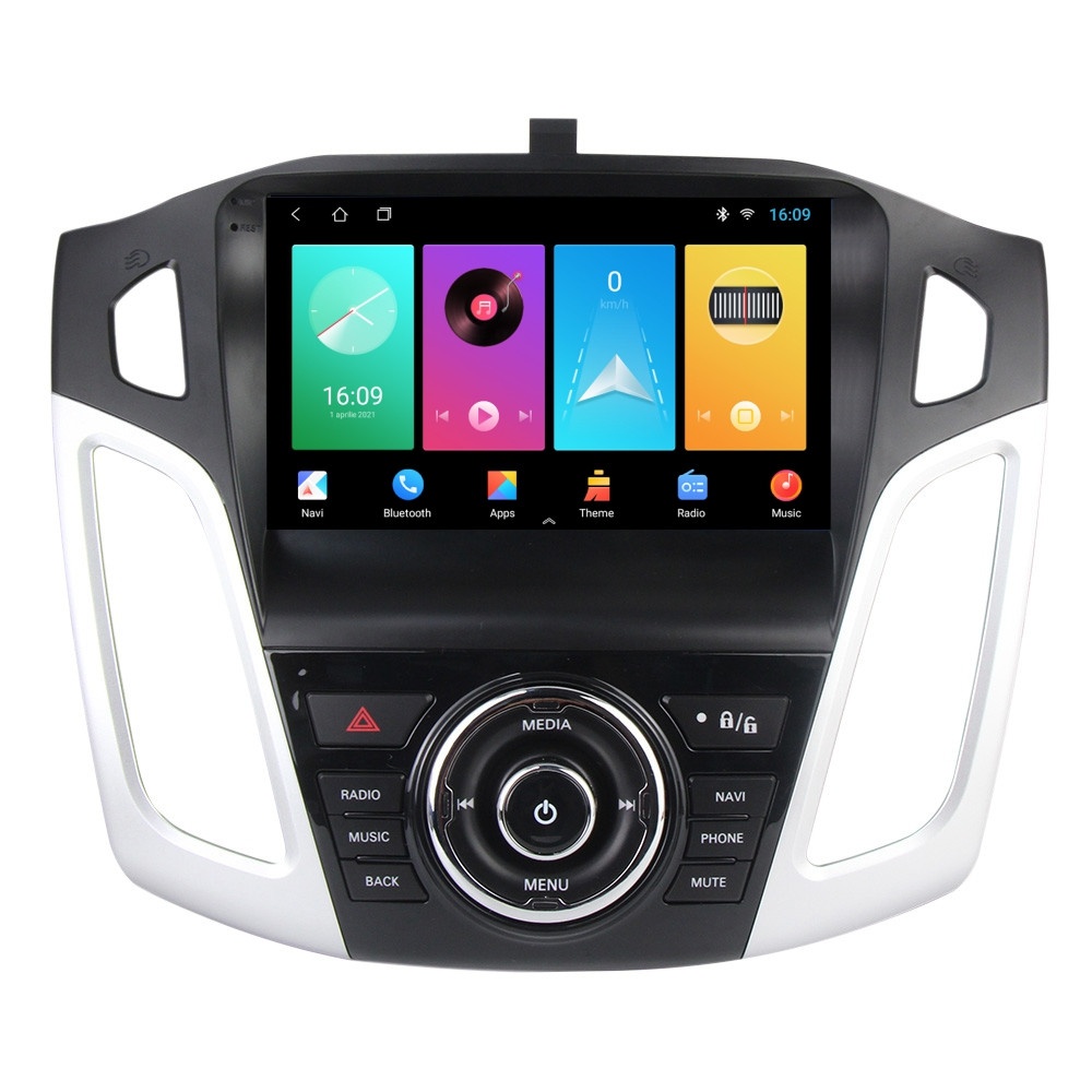 Navigatie dedicata cu Android Ford Focus III 2011 - 2018, 1GB RAM, Radio GPS Dual Zone, Display HD IPS 9" Touchscreen, Internet Wi-Fi, Bluetooth, MirrorLink, USB