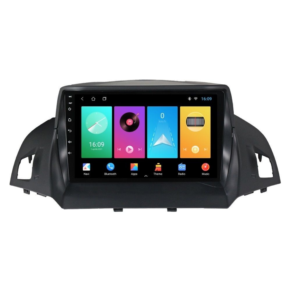 Navigatie dedicata cu Android Ford Kuga II 2012 - 2019, 2GB RAM, Radio GPS Dual Zone, Display HD IPS 9" Touchscreen, Internet Wi-Fi, Bluetooth, MirrorLink, USB