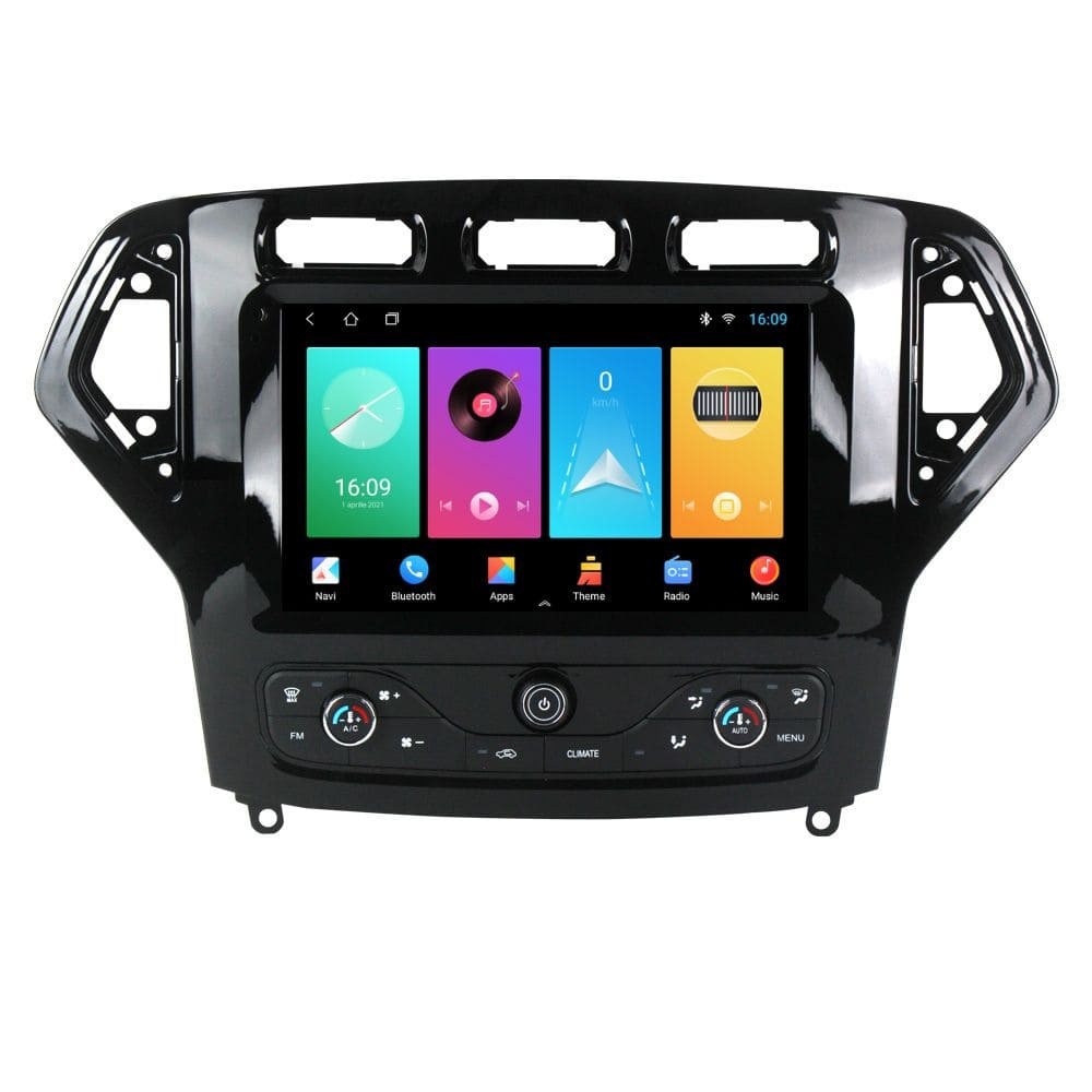 Navigatie dedicata cu Android Ford Mondeo IV 2007 - 2011 cu navigatie originala, 2GB RAM, Radio GPS Dual Zone, Display HD IPS 9" Touchscreen, Internet Wi-Fi, Bluetooth, MirrorLink, USB