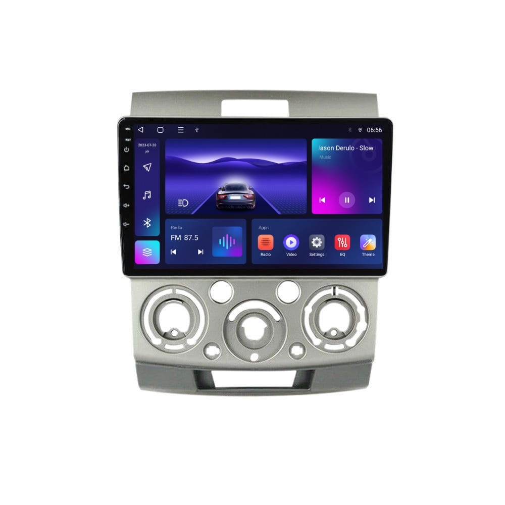 Navigatie dedicata cu Android Ford Ranger 2005 - 2011, 4GB RAM, Radio GPS Dual Zone, Display HD IPS 9" Touchscreen, Internet Wi-Fi, Bluetooth, MirrorLink, USB