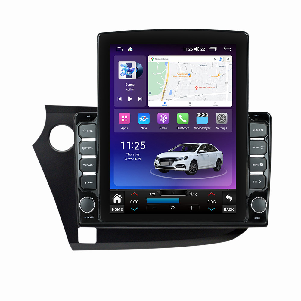 Navigatie dedicata cu Android Honda Insight 2009 - 2014 , 4GB RAM, Radio GPS Dual Zone, Touchscreen IPS 9.7" HD tip Tesla, Internet Wi-Fi si slot SIM 4G, Bluetooth, MirrorLink, USB