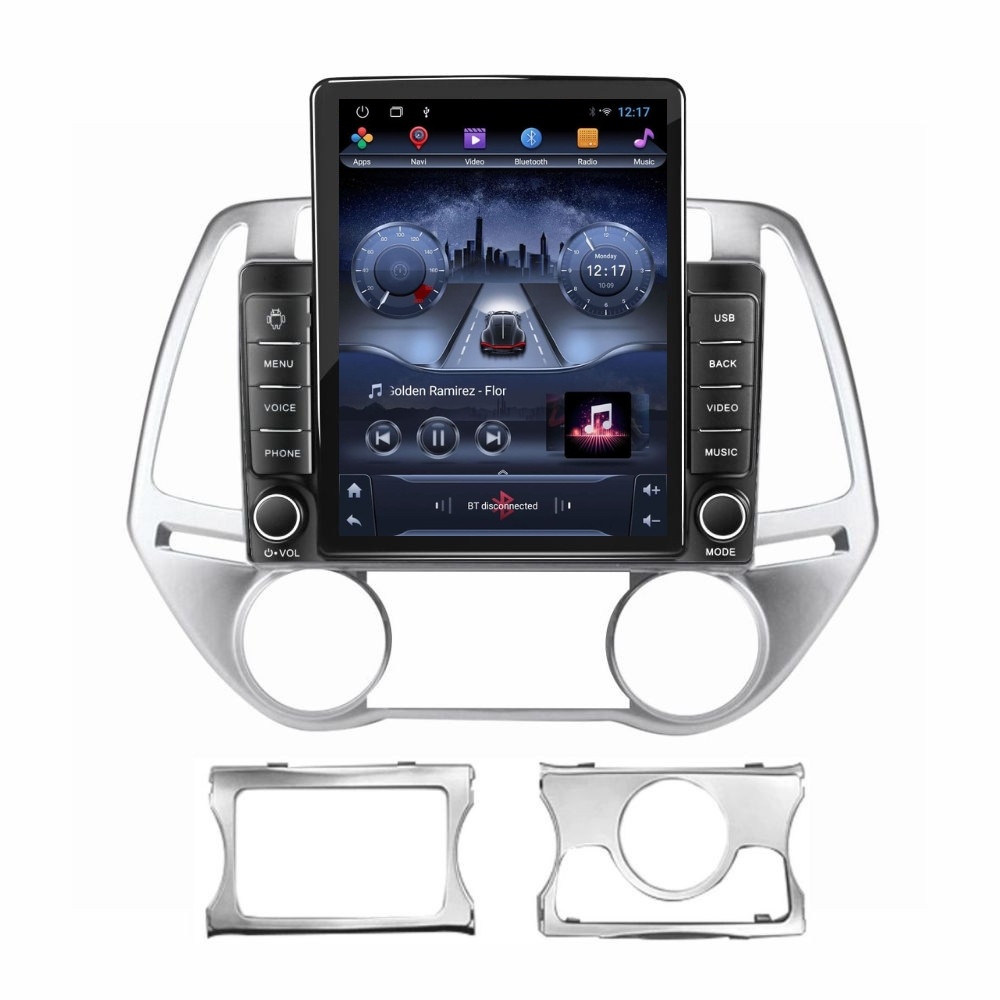 Navigatie dedicata cu Android Hyundai i20 2012 - 2014, 2GB RAM, Radio GPS Dual Zone, Touchscreen IPS 9.7" HD tip Tesla, Internet Wi-Fi, Bluetooth, MirrorLink, USB