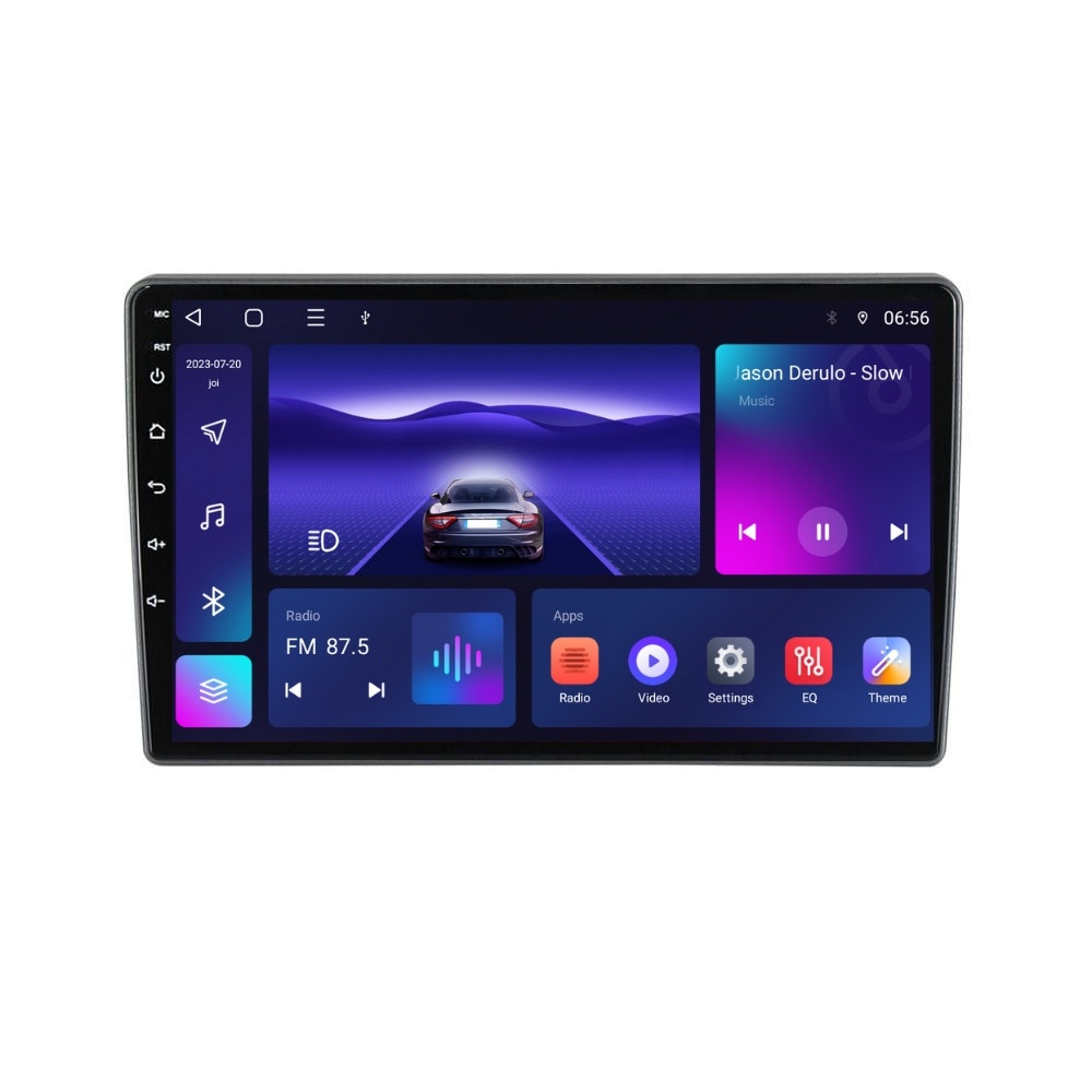 Navigatie dedicata cu Android Jeep Grand Cherokee III 2007 - 2011, 4GB RAM, Radio GPS Dual Zone, Display HD IPS 10" Touchscreen, Internet Wi-Fi, Bluetooth, MirrorLink, USB