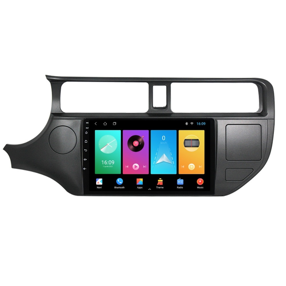 Navigatie dedicata cu Android Kia Rio III 2011 - 2014, 2GB RAM, Radio GPS Dual Zone, Display HD IPS 9" Touchscreen, Internet Wi-Fi, Bluetooth, MirrorLink, USB