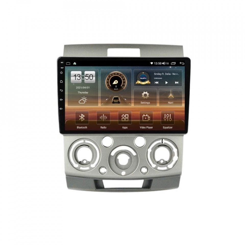 Navigatie dedicata cu Android Mazda BT-50 2005 - 2011, 8GB RAM, Radio GPS Dual Zone, Display HD QLED 9" Touchscreen, Internet Wi-Fi si slot SIM 4G, Bluetooth, MirrorLink, USB