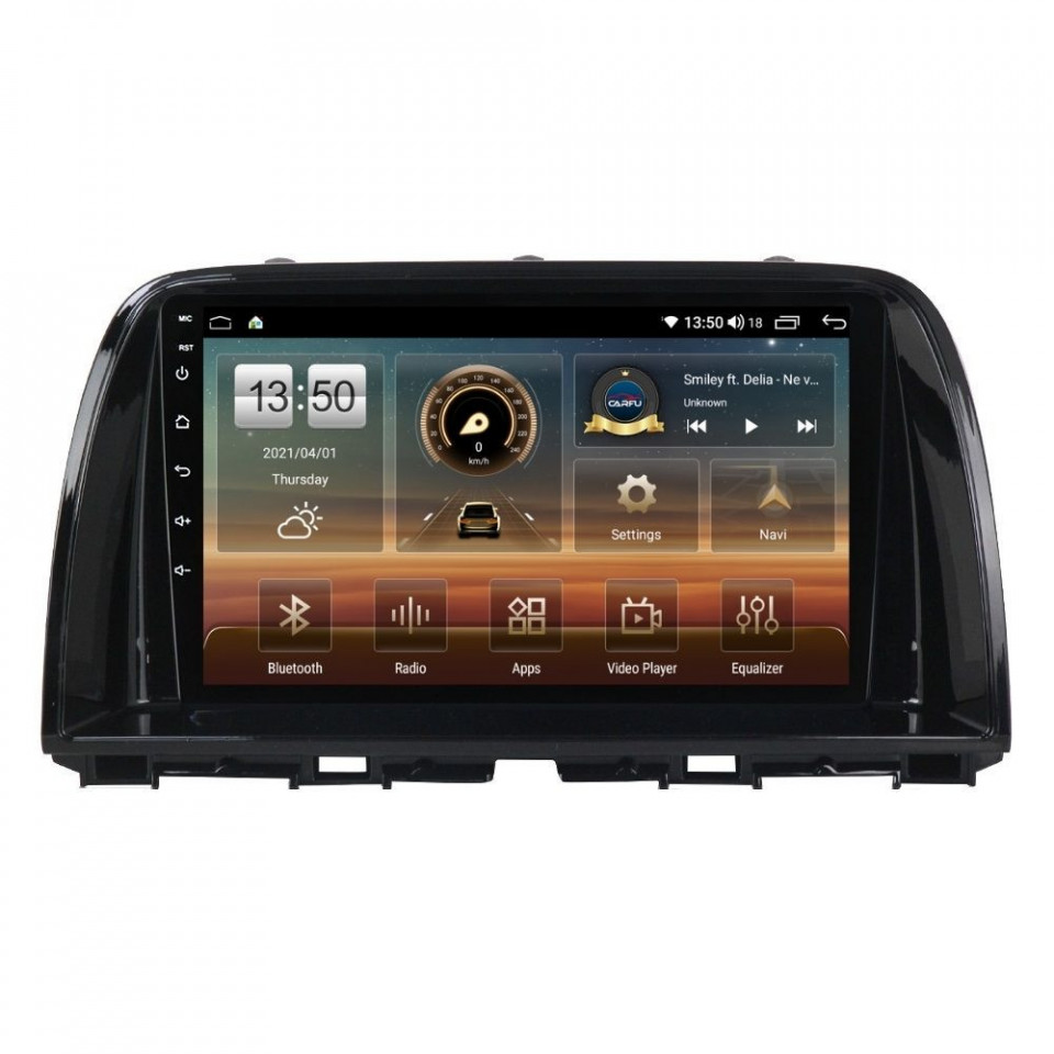 Navigatie dedicata cu Android Mazda CX-5 2011 - 2017, 8GB RAM, Radio GPS Dual Zone, Display HD QLED 9" Touchscreen, Internet Wi-Fi si slot SIM 4G, Bluetooth, MirrorLink, USB