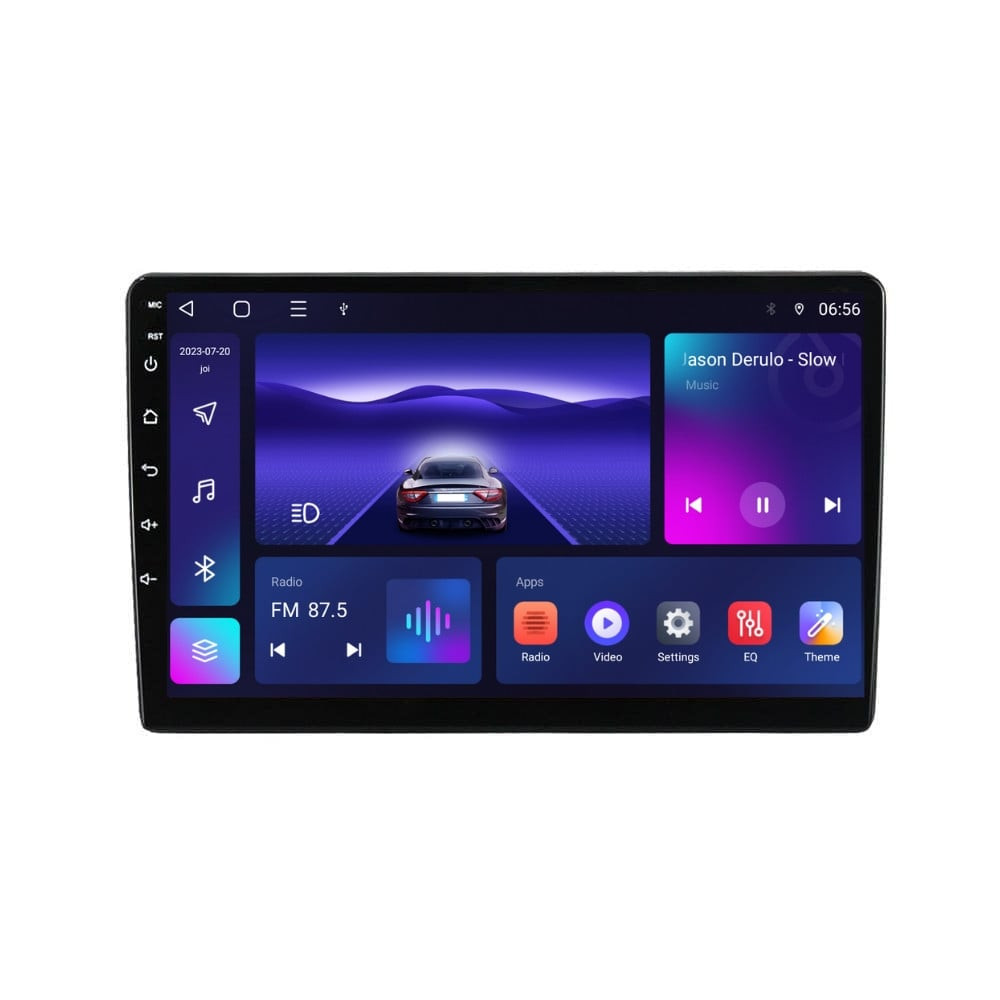 Navigatie dedicata cu Android Mercedes C-Class W203 2000 - 2004, 3GB RAM, Radio GPS Dual Zone, Display HD QLED 9" Touchscreen, Internet WiFi si slot SIM 4G, Bluetooth, MirrorLink, USB